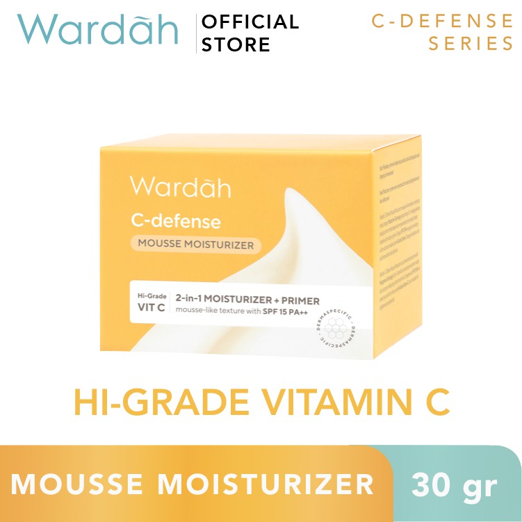 Wardah C-Defense Mousse Moisturizer 30gr Wardah C-Defense Mousse Moisturizer 30gr
