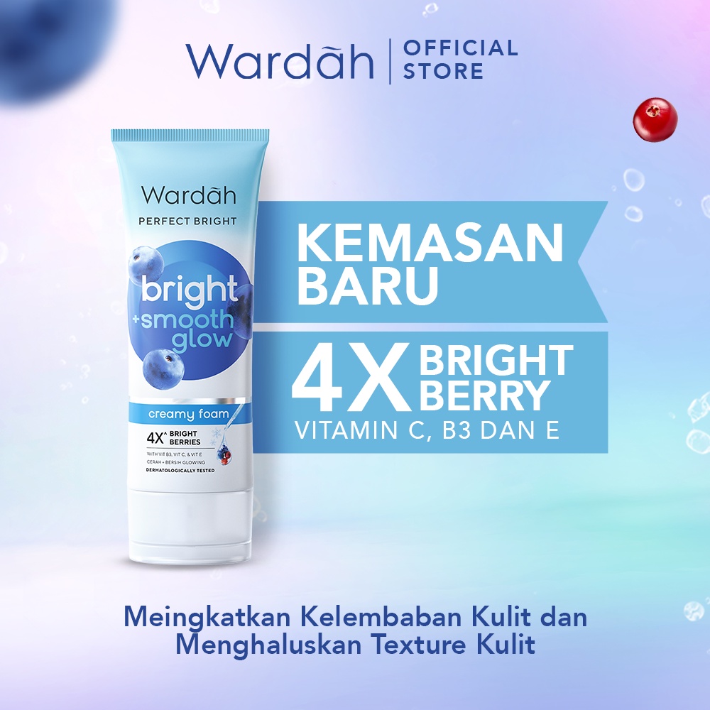 Wardah Perfect Bright Creamy Foam Brightening+ Smooth Glow 50ml Wardah Perfect Bright Creamy Foam Brightening+ Smooth Glow 50ml