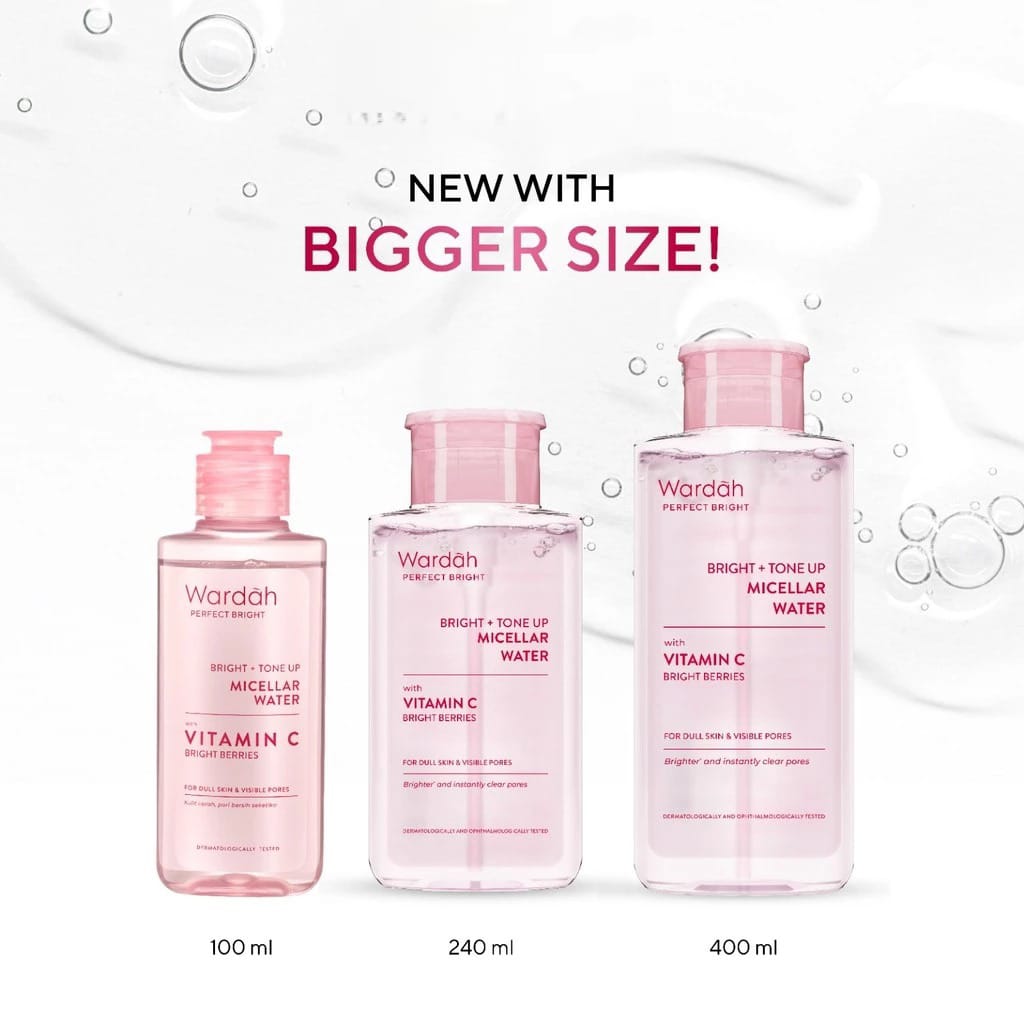 Wardah Perfect Bright + Tone Up Micellar Water 100ml