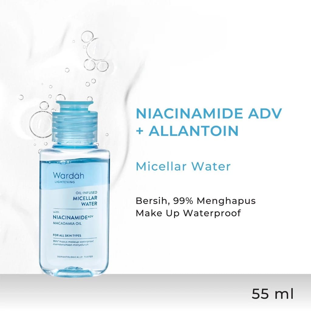 Wardah Lightening Oil-Infused Micellar Water 55ml Wardah Lightening Oil-Infused Micellar Water 55ml