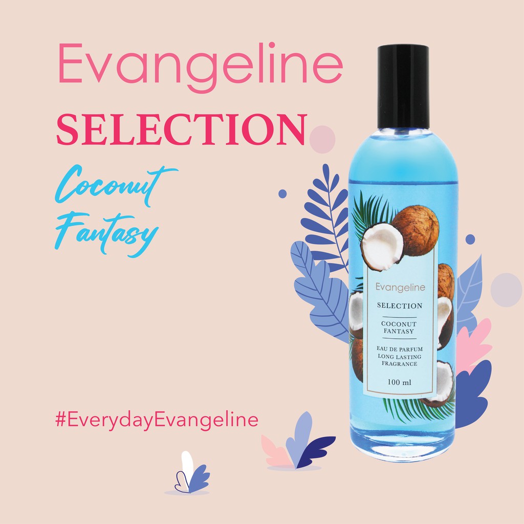 Evangeline Eau De Parfum Selection 100ml - Coconut Fantasy