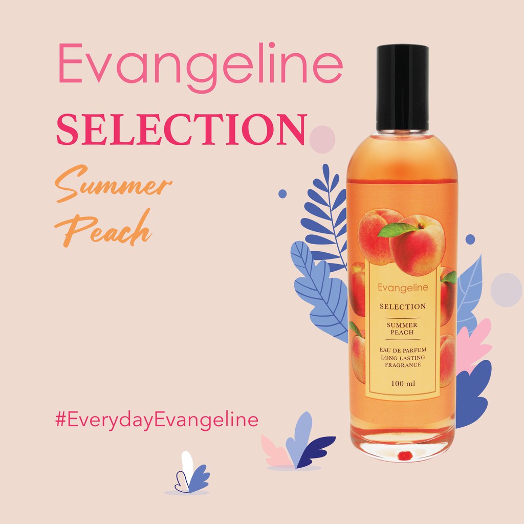 Evangeline Eau De Parfum Selection 100ml - Summer Peach