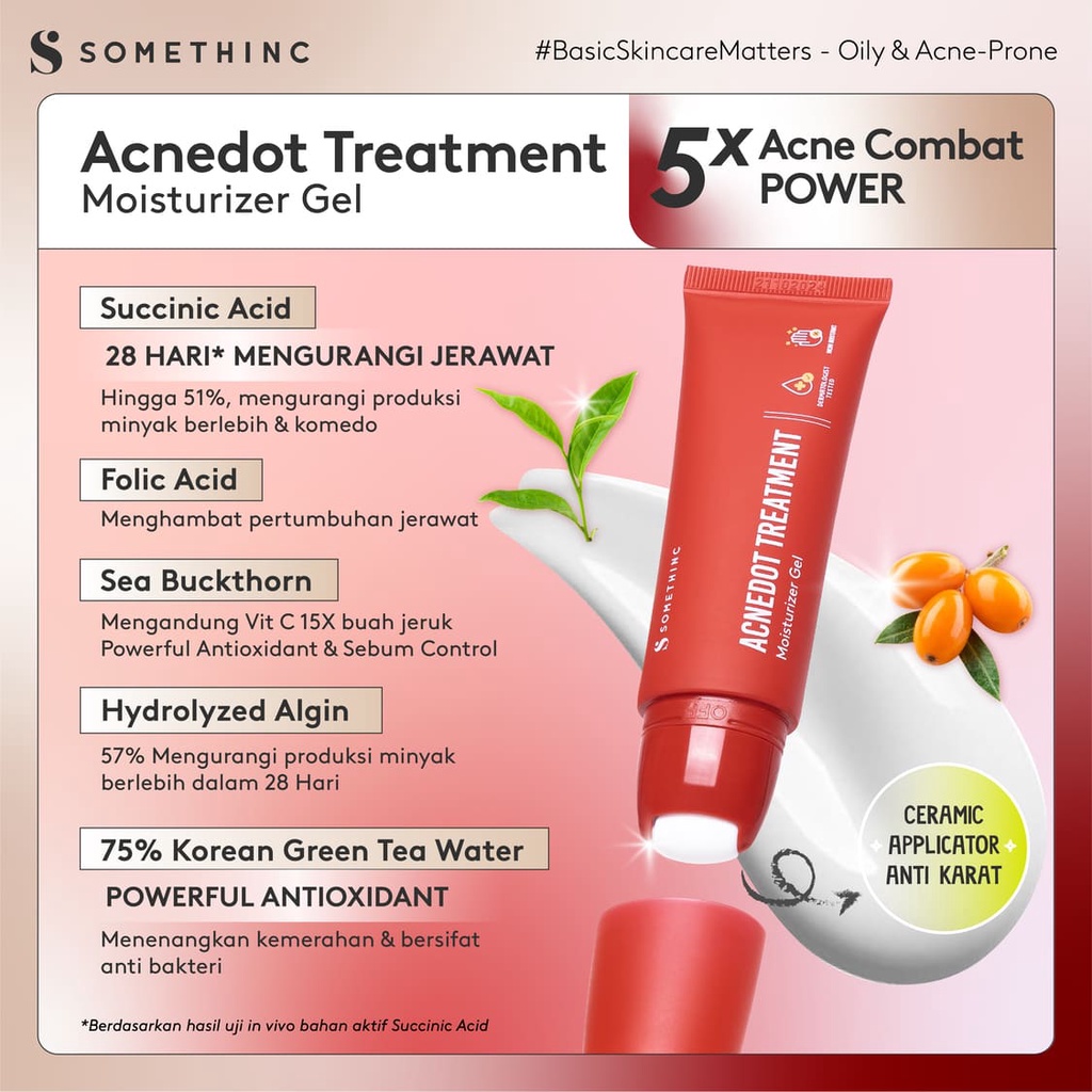 Somethinc Acnedot Treatment Moisturizer Gel 50ml
