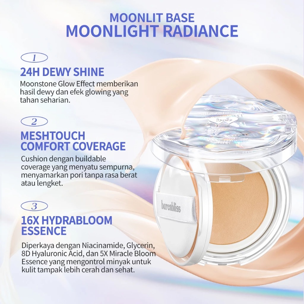 BNB Barenbliss Bloomdew Moonlight Dewy Mesh Cushion 15gr - LW2 Daisy