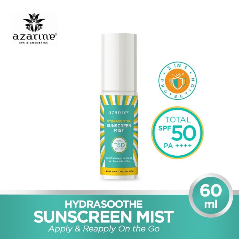 Azarine Hydrasoothe Sunscreen Mist SPF50 PA++++ 60ml Azarine Hydrasoothe Sunscreen Mist SPF50 PA++++ 60ml