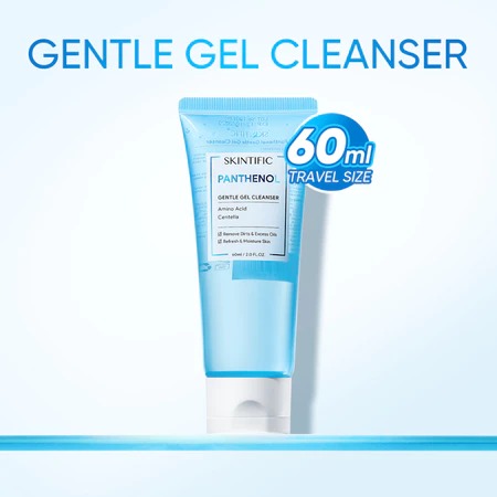 Skintific Panthenol Gentle Gel Cleanser 60ml