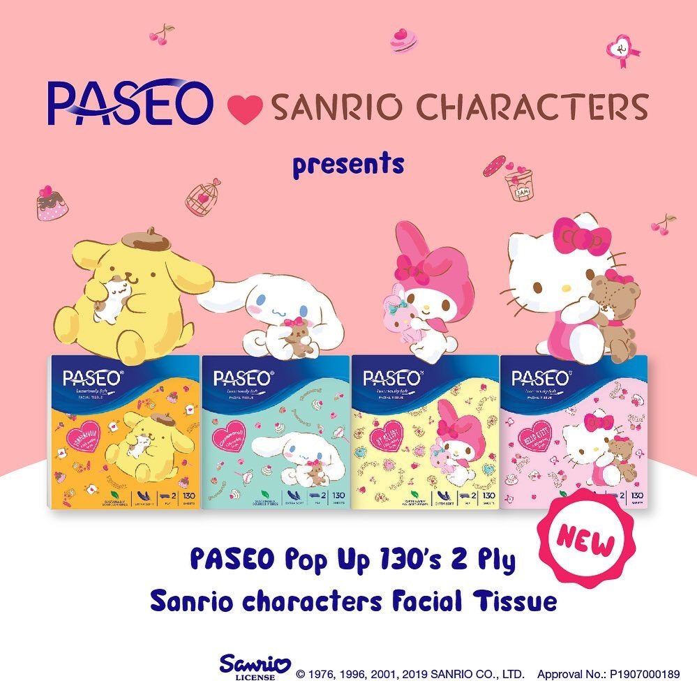 Tissue Paseo Character Pop Up 130s Tissue Paseo Character Pop Up 130s