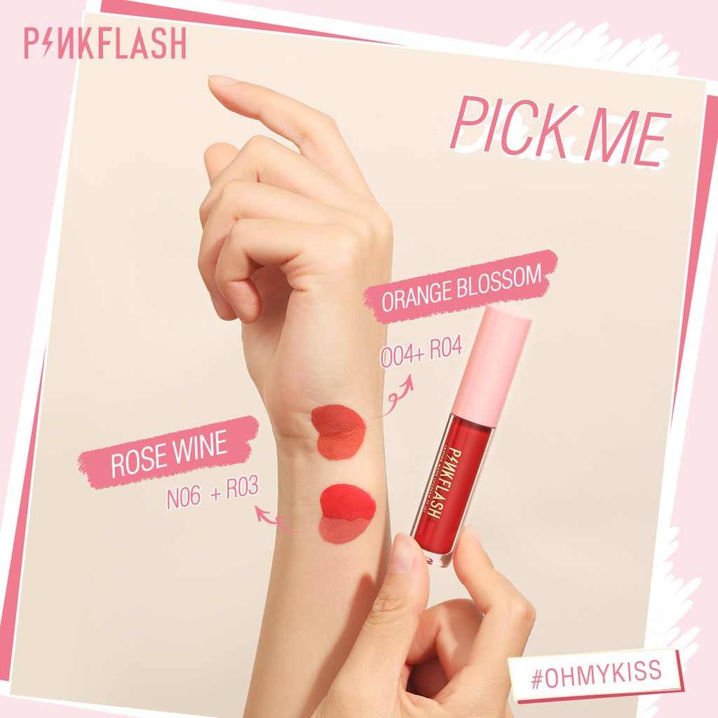 Pinkflash KISS Lasting Matte Lip Cream - P04