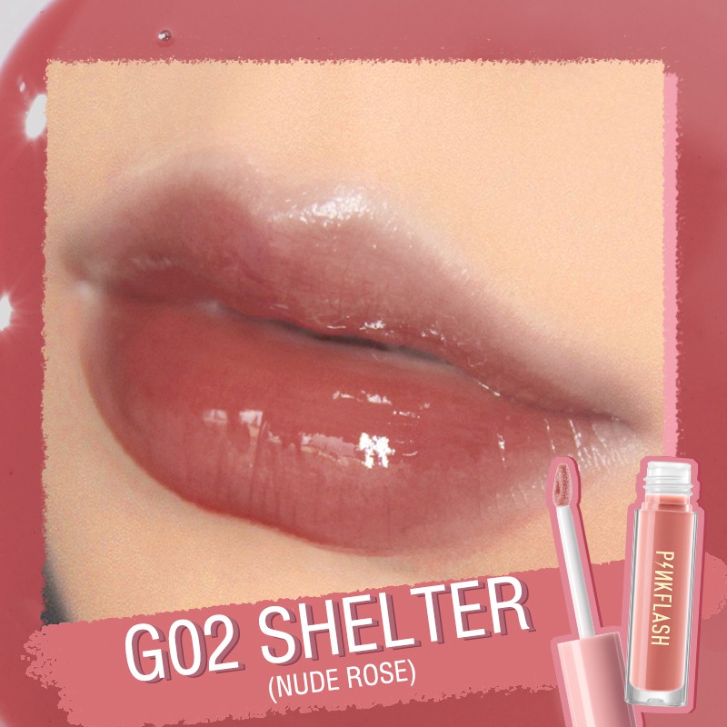 Pinkflash Lasting Glossy Lipgloss - G02 Pinkflash Lasting Glossy Lipgloss - G02