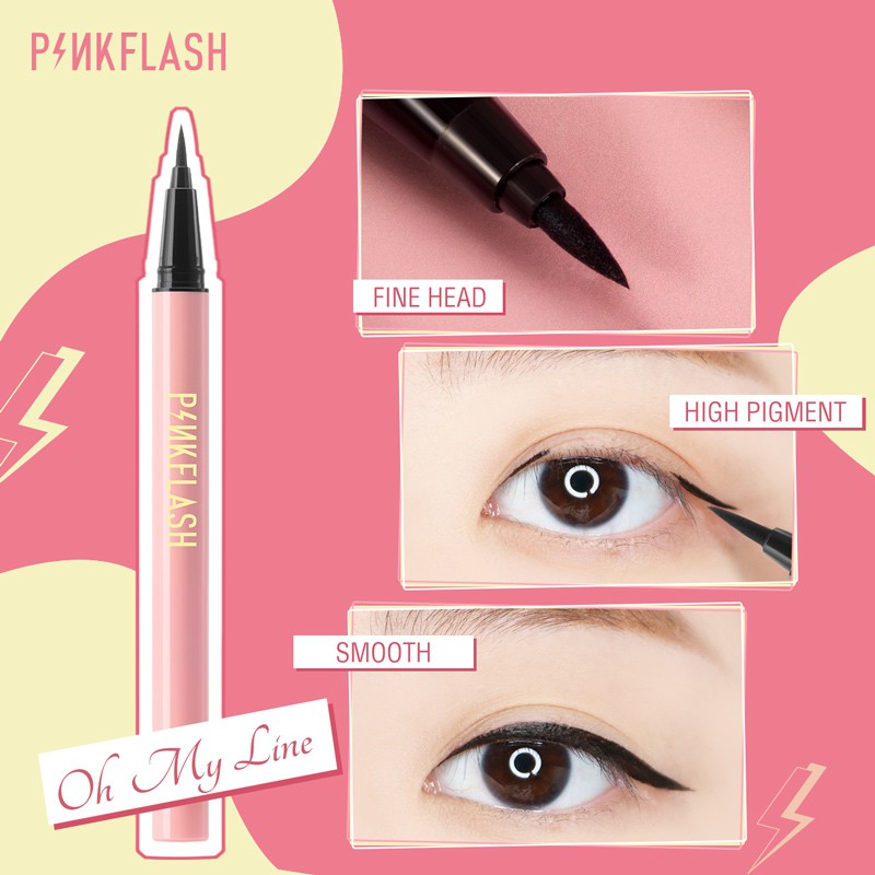 Pinkflash Waterproof Easy Eyeliner Pen PF-E01 - B00 Black