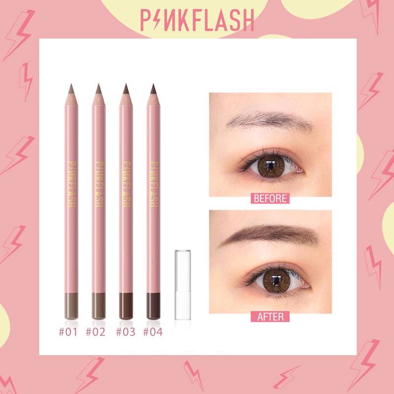 Pinkflash Waterproof Easy Eyebrow Pencil - 02 Natural Brown