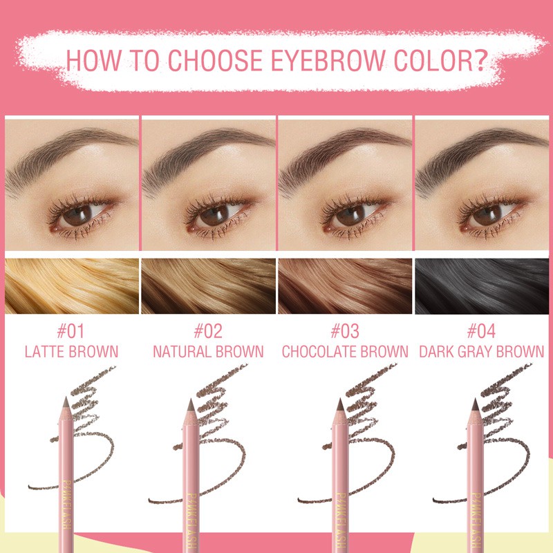 Pinkflash Waterproof Easy Eyebrow Pencil - 03 Chocolate Brown