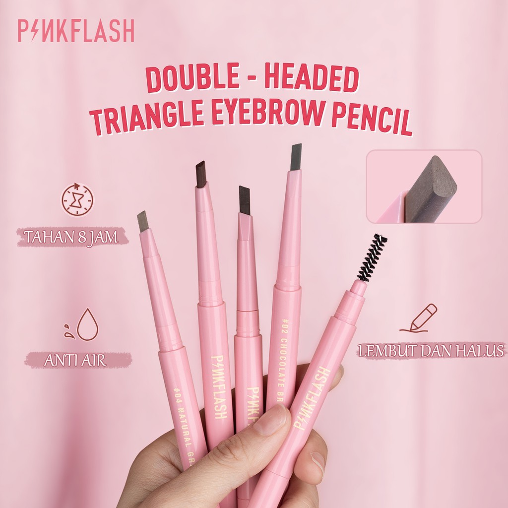 Pinkflash Waterproof Auto Eyebrow Pencil - 03 Gray Brown