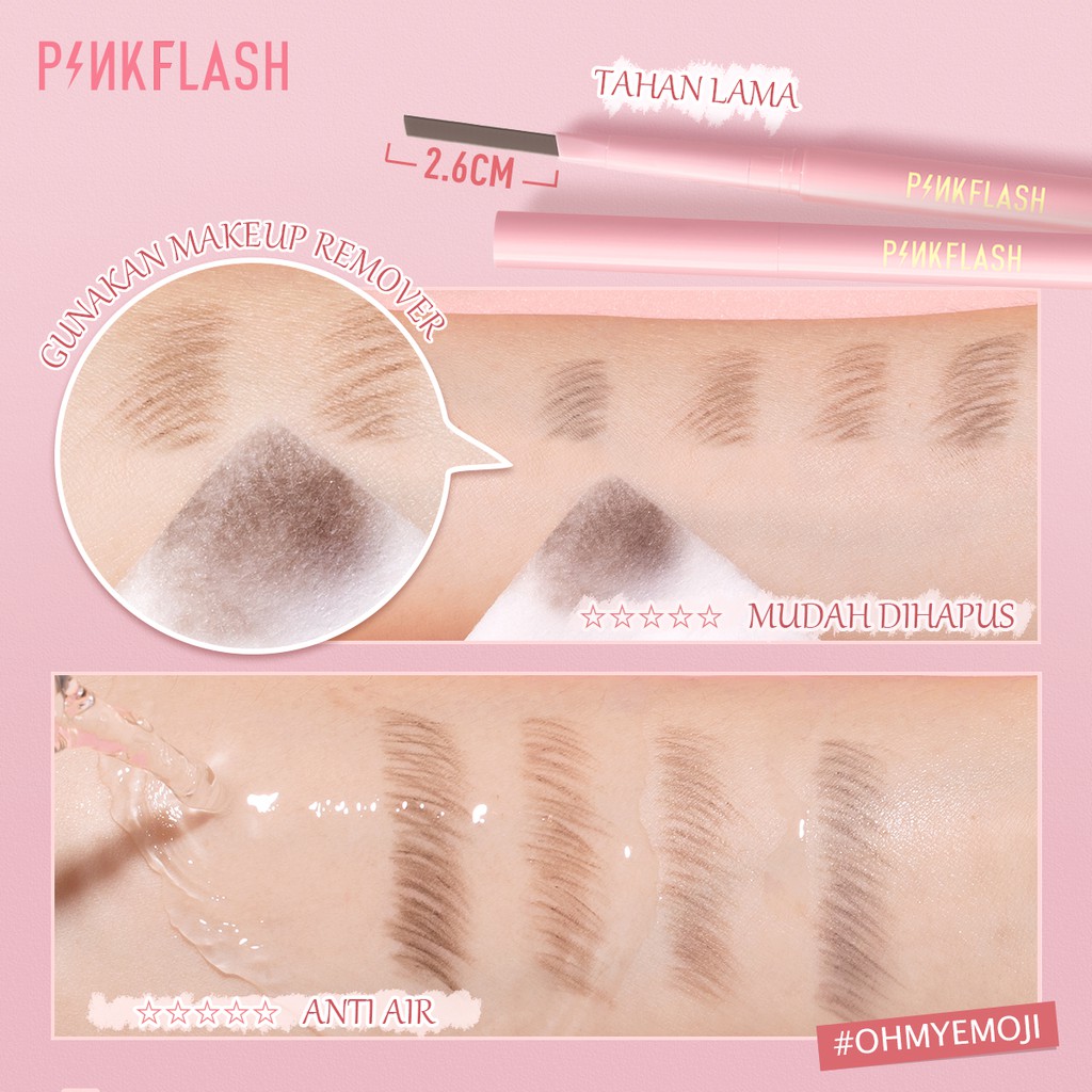 Pinkflash Waterproof Auto Eyebrow Pencil - 03 Gray Brown