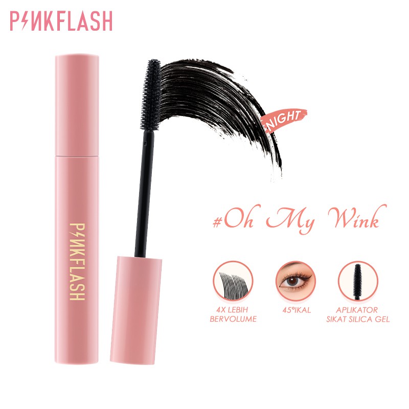 Pinkflash Oilproof Curl Mascara - Volume