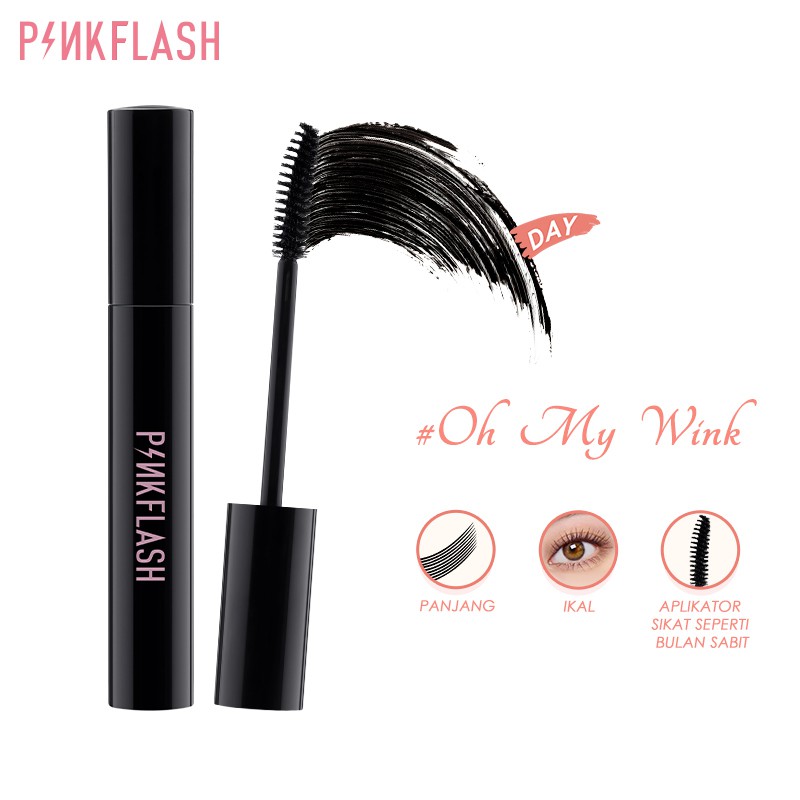 Pinkflash Oilproof Curl Mascara - Long Pinkflash Oilproof Curl Mascara - Long
