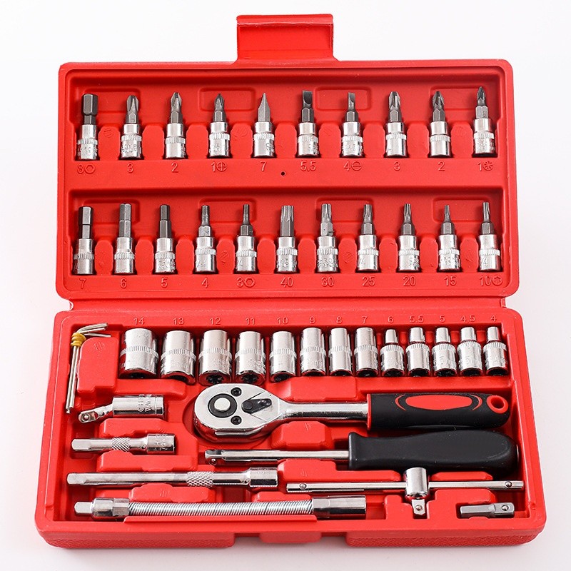 Kunci Socket 46in1 Repair Tool - Set Obeng Kunci Shock Kunci Socket 46in1 Repair Tool - Set Obeng Kunci Shock