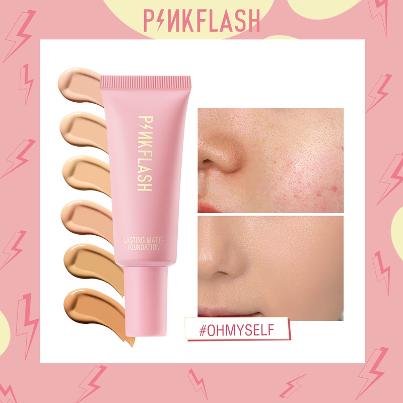 Pinkflash Lasting Matte Foundation #2 Sand Beige