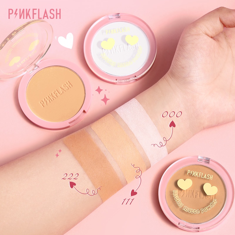 Pinkflash Lasting Matte Pressed Powder #000