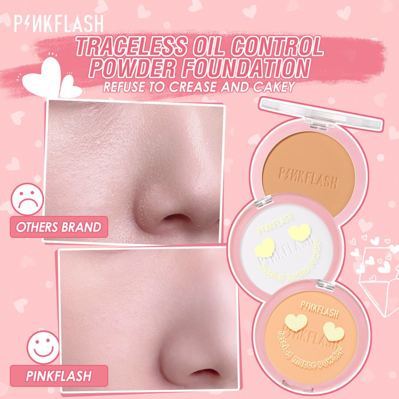 Pinkflash Lasting Matte Pressed Powder #222 Pinkflash Lasting Matte Pressed Powder #222
