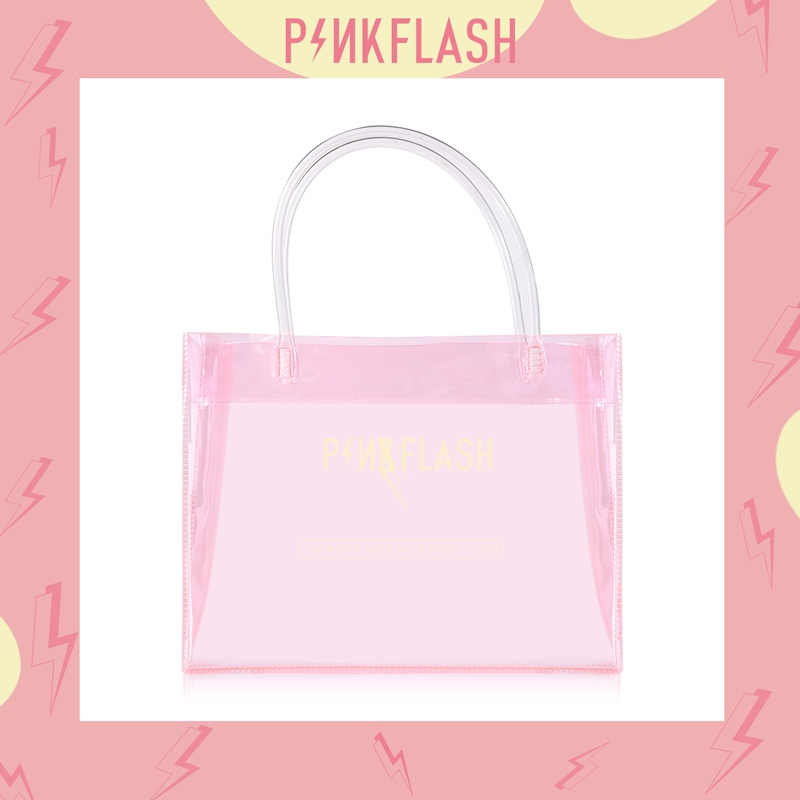 Pinkflash Plastic Handbag - Pink Pinkflash Plastic Handbag - Pink