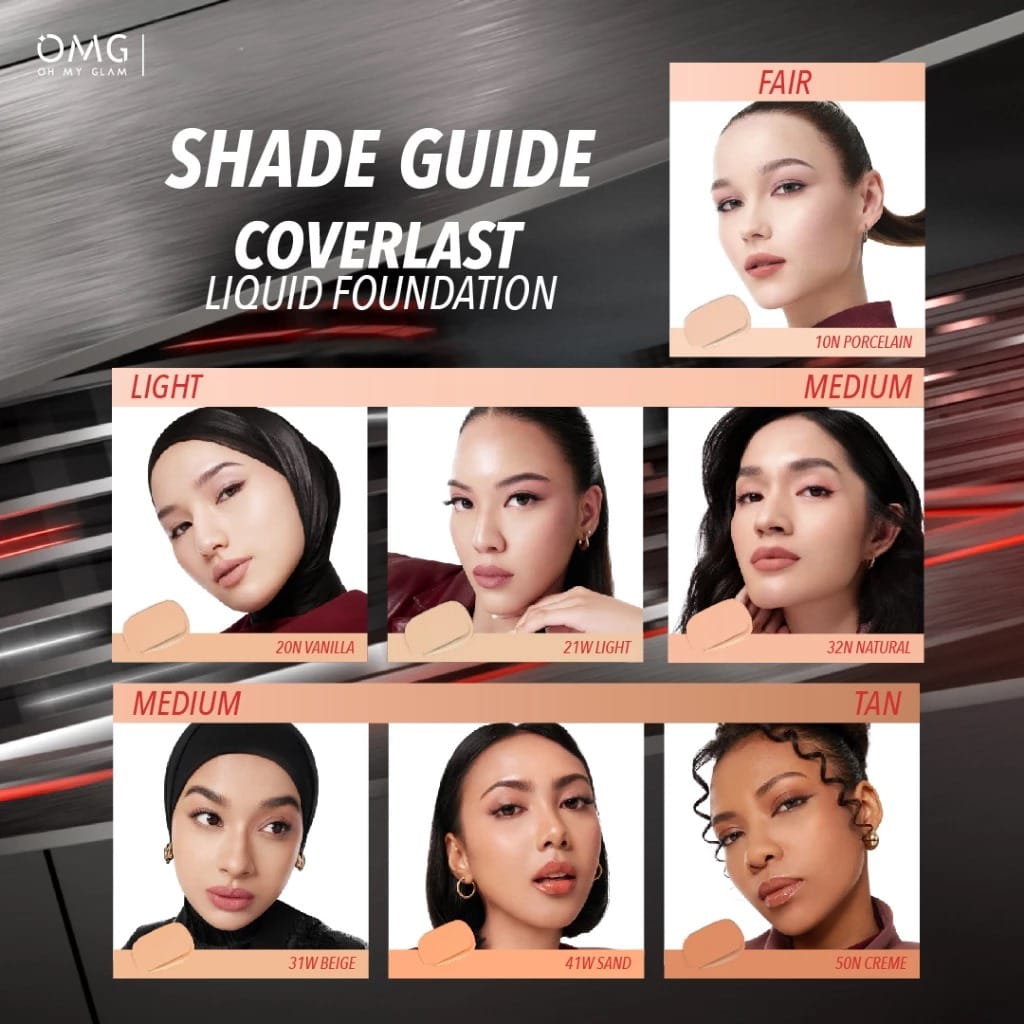 OMG Coverlast Liquid Foundation 32N Natural