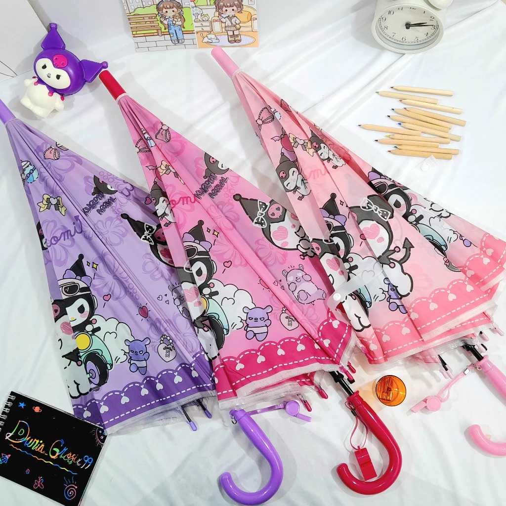 Payung Lipat Sanrio Series (411-1) - Payung Gagang Anak & Dewasa