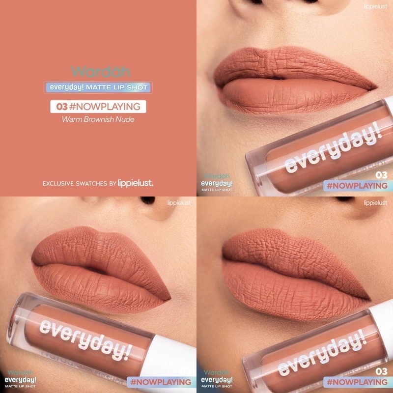 Wardah Everyday Matte Lip Shot - 03 Nowplaying