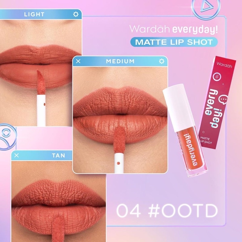 Wardah Everyday Matte Lip Shot - 04 OOTD Wardah Everyday Matte Lip Shot - 04 OOTD