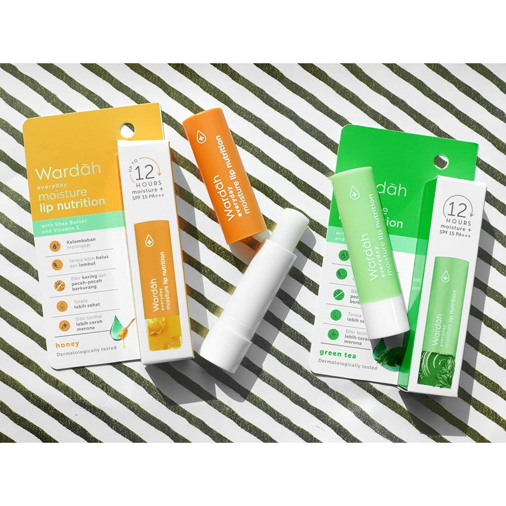 Wardah Everyday Moisture Lip Nutrition Green Tea