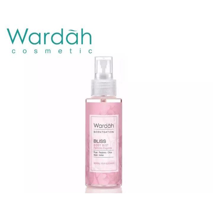 Wardah Scentsation Body Mist 100ml - Bliss Wardah Scentsation Body Mist 100ml - Bliss