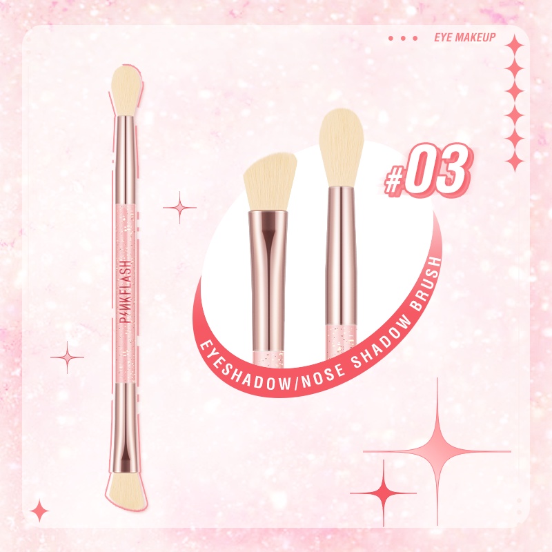 Pinkflash Brush - #3 Double Nose Shadow Eyeshadow Brush
