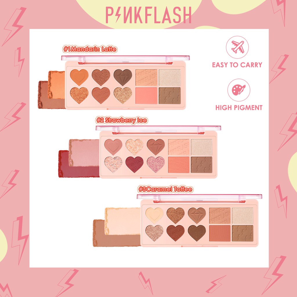 Pinkflash Multi Face Pallet PF-M02 #01 Mandarin Latte