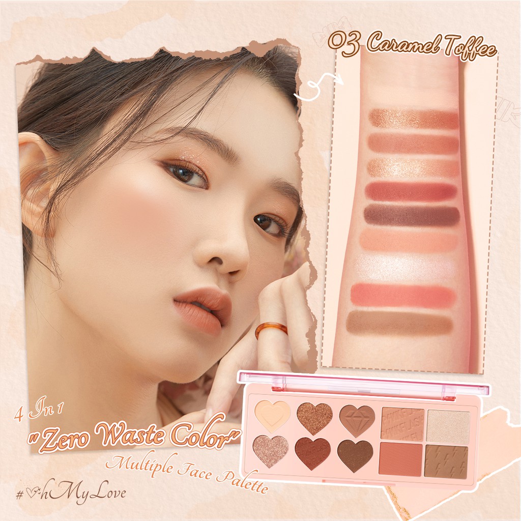 Pinkflash Multi Face Pallet PF-M02 #02 Strawberry Ice