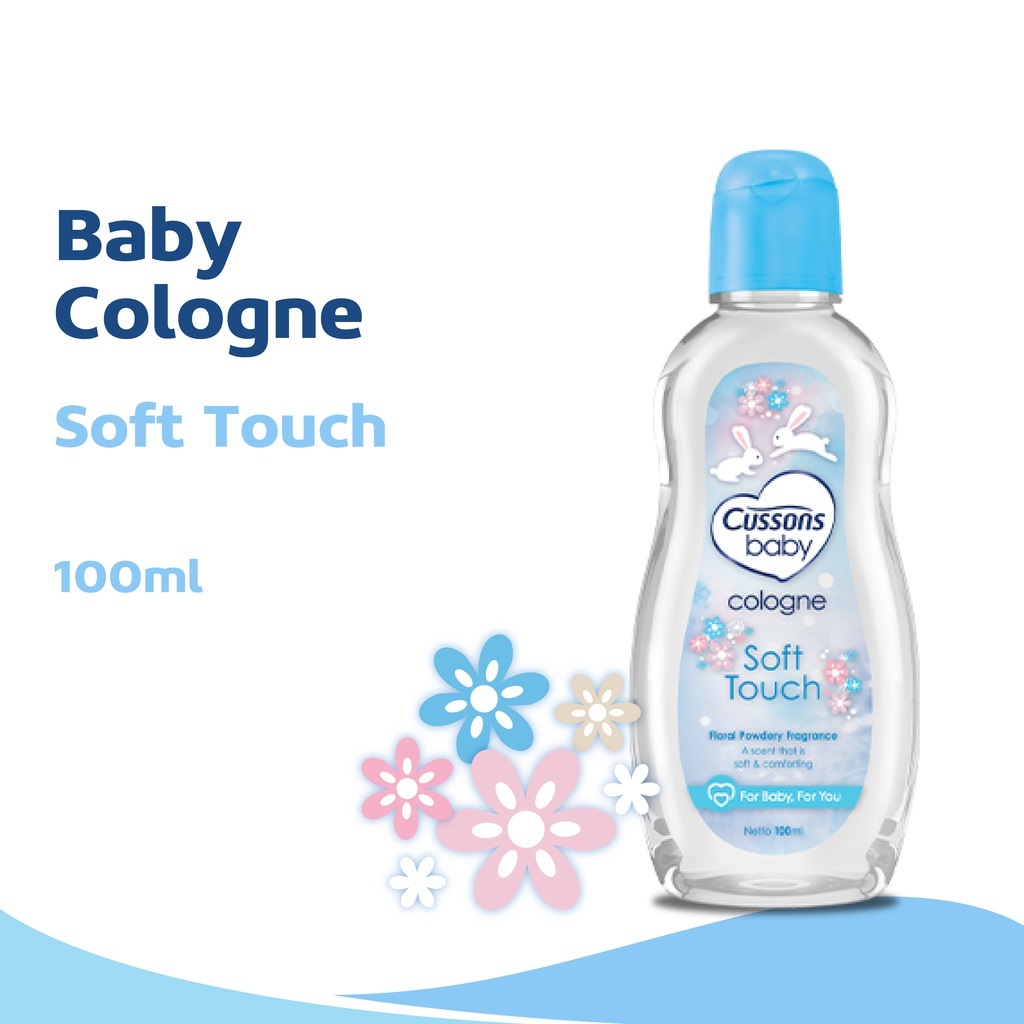 Cussons Baby Cologne 100ml (Parfum) - Biru Soft Touch