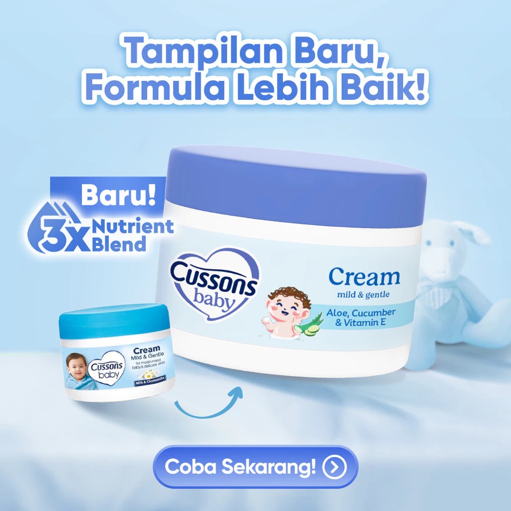 Cussons Baby Cream 50gr - Biru Mild & Gentle