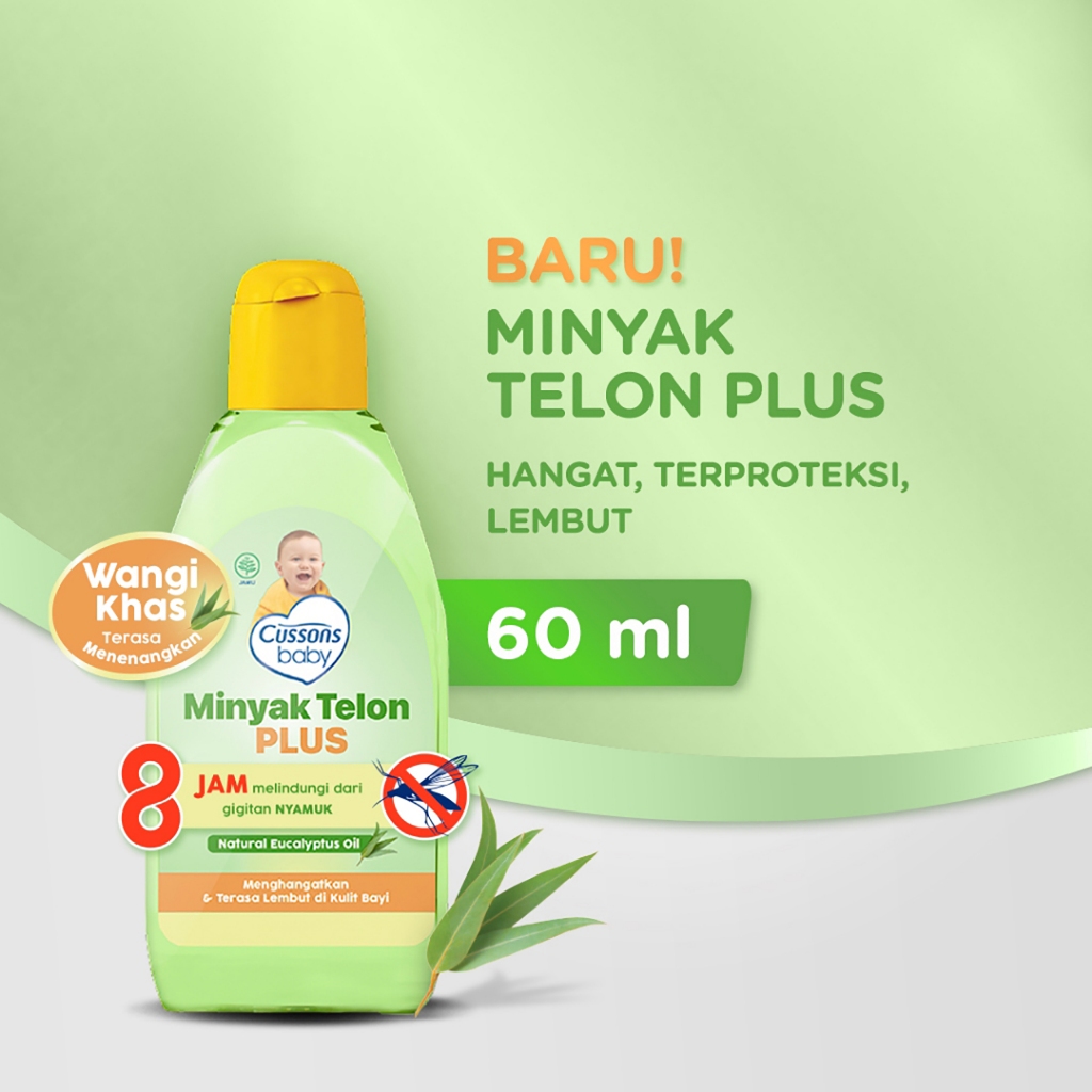 Cussons Baby Minyak Telon Oil PLUS 60ml