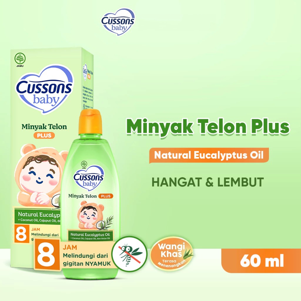 Cussons Baby Minyak Telon Oil PLUS 60ml