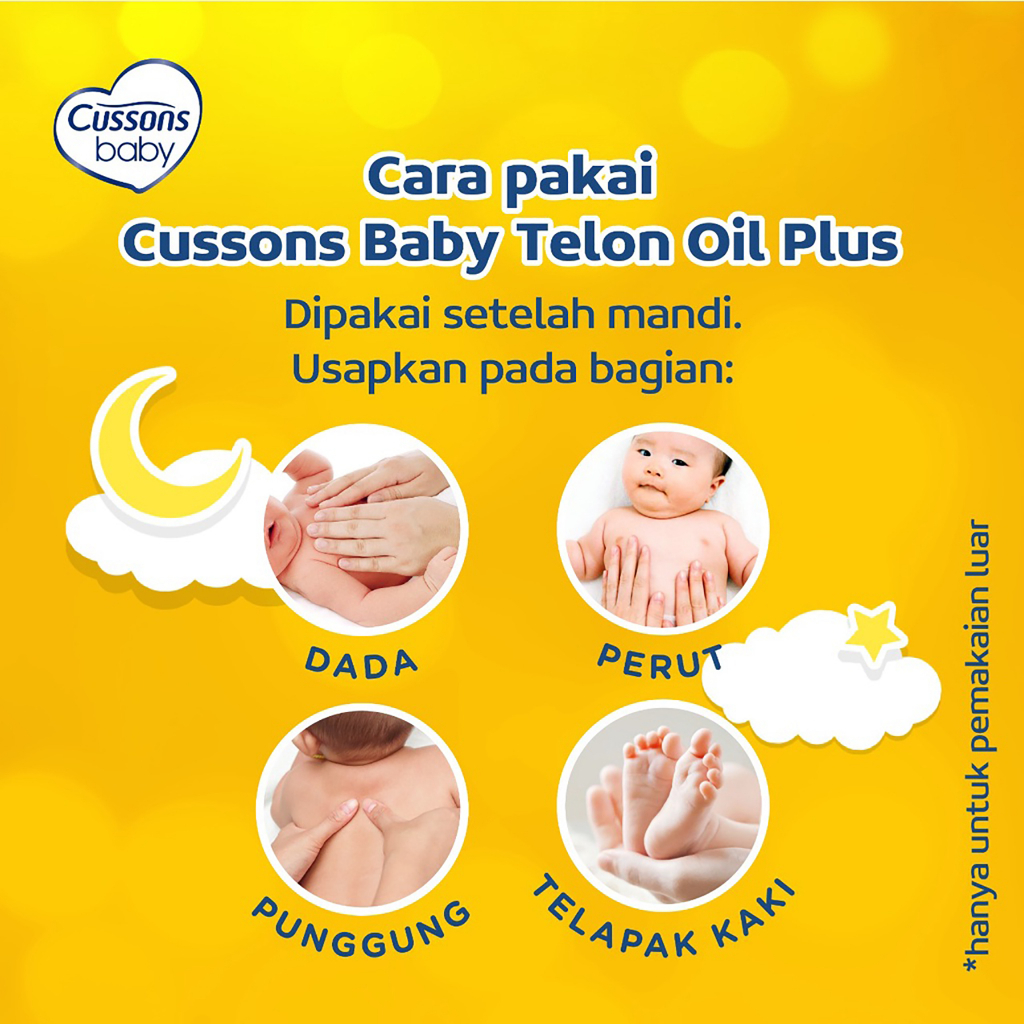 Cussons Baby Minyak Telon Oil PLUS 60ml
