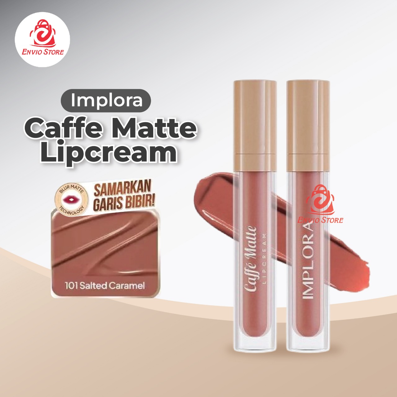 Implora Caffe Matte Lipcream 2.9gr - 101 Salted Caramel