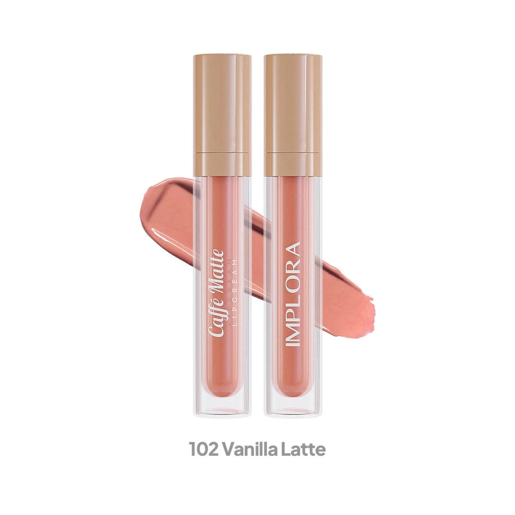 Implora Caffe Matte Lipcream 2.9gr - 102 Vanilla Latte Implora Caffe Matte Lipcream 2.9gr - 102 Vanilla Latte