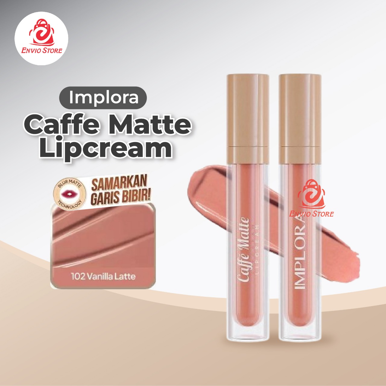 Implora Caffe Matte Lipcream 2.9gr - 102 Vanilla Latte