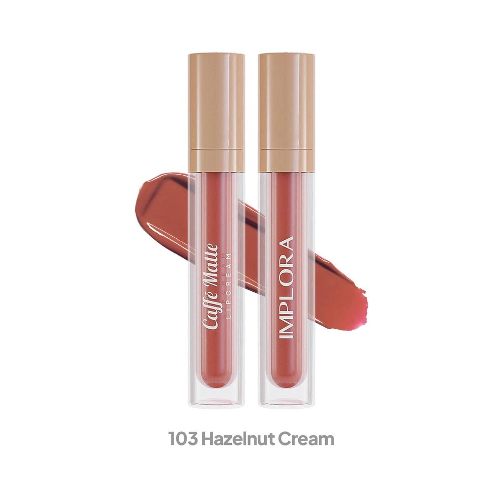 Implora Caffe Matte Lipcream 2.9gr - 103 Hazelnut Cream Implora Caffe Matte Lipcream 2.9gr - 103 Hazelnut Cream