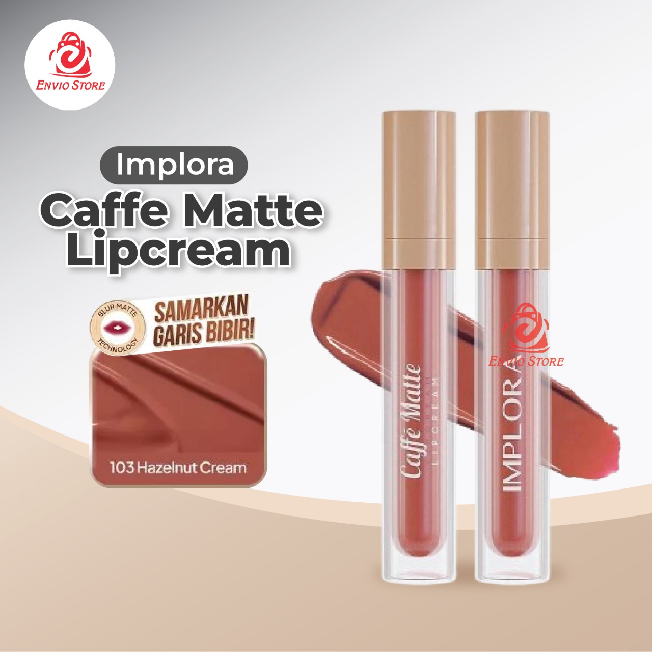 Implora Caffe Matte Lipcream 2.9gr - 103 Hazelnut Cream