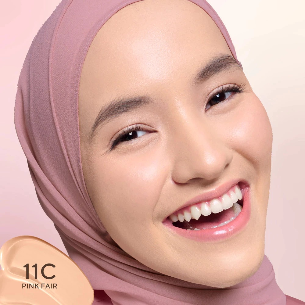 Wardah Colorfit Perfect Glow Cushion 15gr - 11C Pink Fair