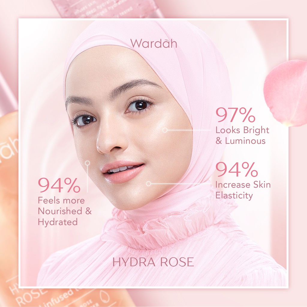 Wardah Hydra Rose Moisture Rich Night Gel 17ml