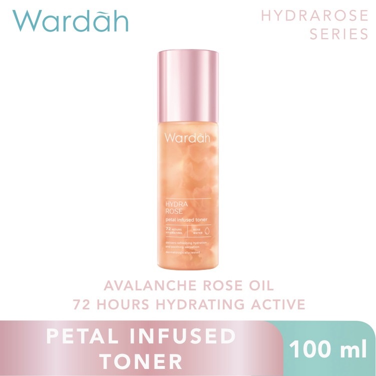 Wardah Hydra Rose Petal Infused Toner 100ml Wardah Hydra Rose Petal Infused Toner 100ml