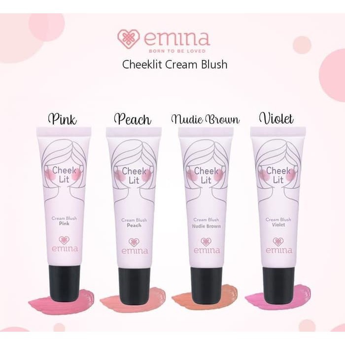 Emina Cheek Lit Cream Blush Violet 10ml