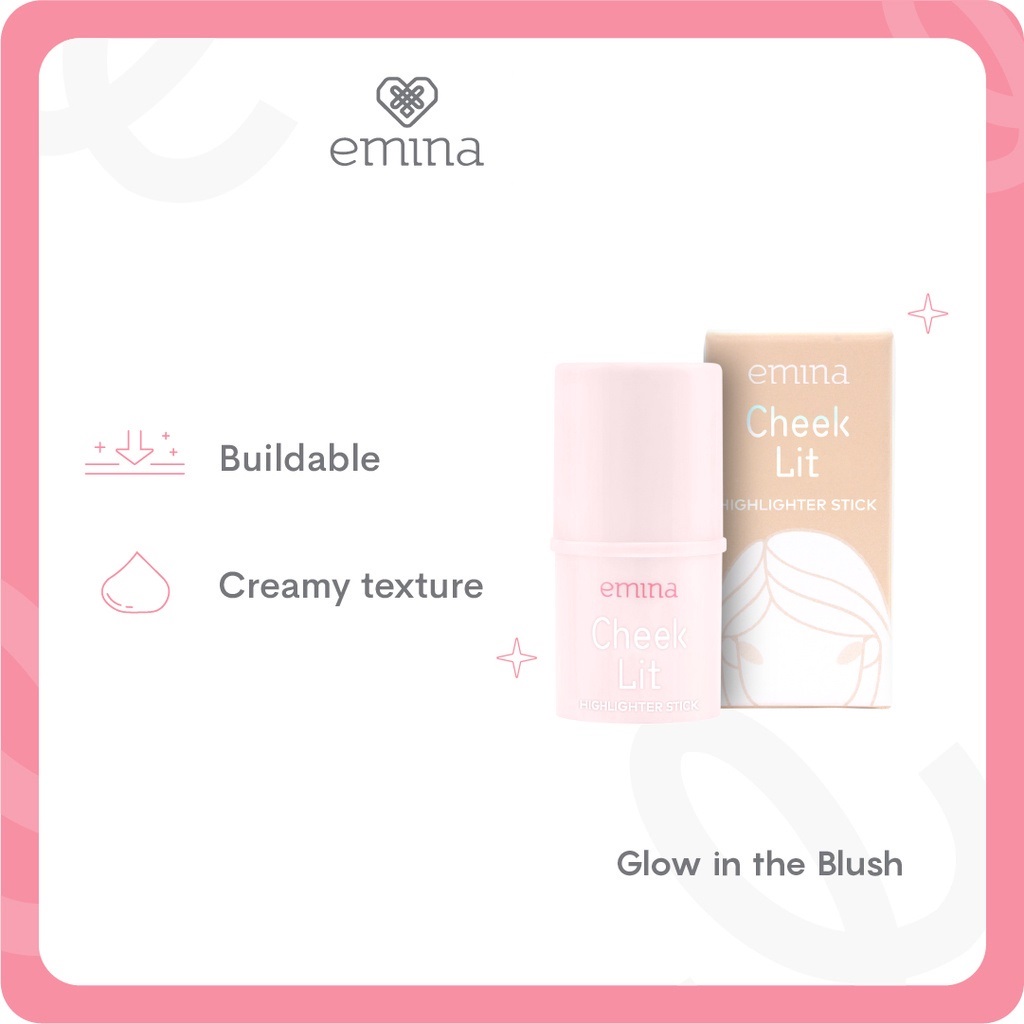 Emina Cheek Lit Highlighter Stick Nudetwinkle 7gr