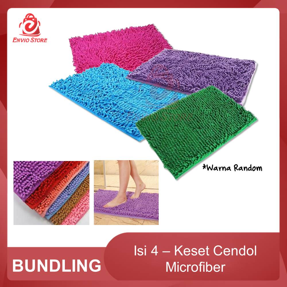 (Isi 4) Keset Cendol Microfiber 38x58cm
